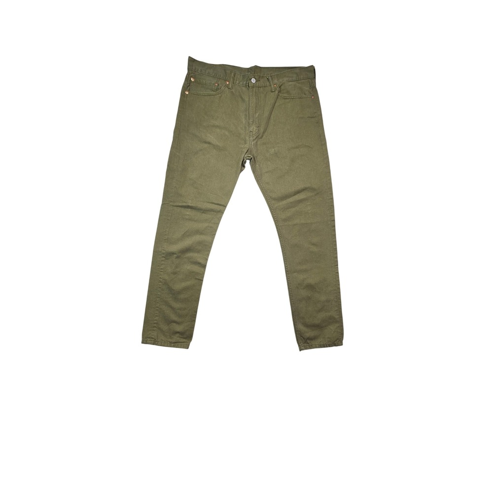 Levis 508 Tapered Jeans Mens W36 Olive Green Cotton Denim Pants Gorpcore Street